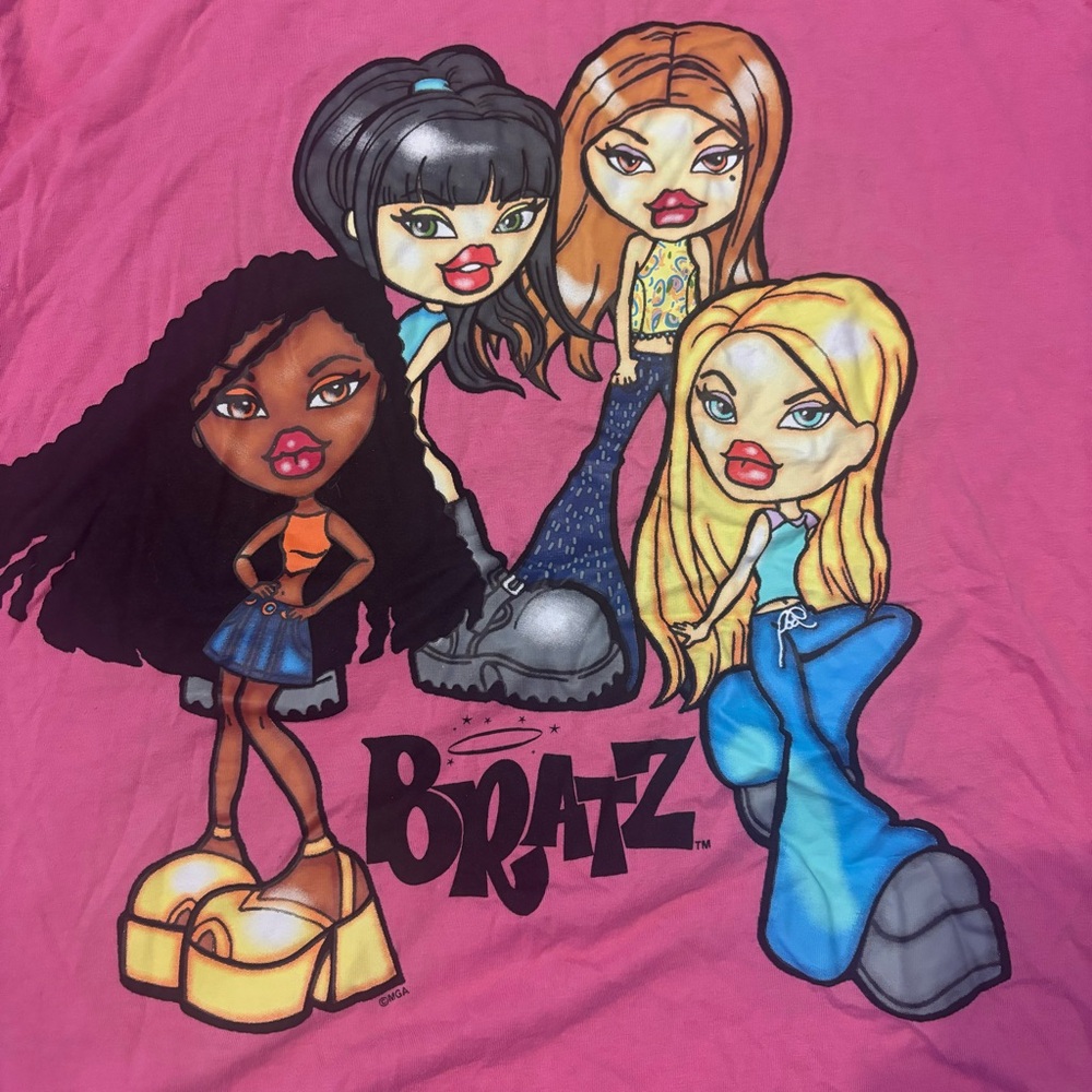 size small pink bratz shirt